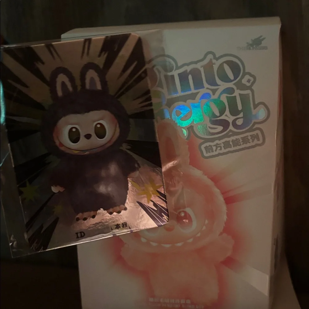 Pop Mart Authentic Labubu Monsters Big Into Energy Plush Secret ID NEW - Picture 3 of 7